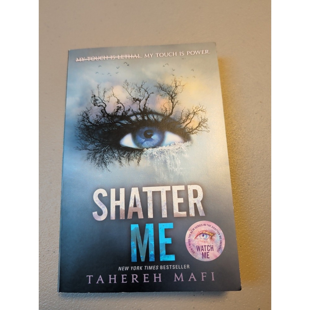 Shatter Me Tahereh Mafi Paperback Book YA Dystopian Romance 2012 9780062085504